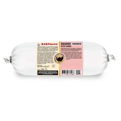 BARFMENU KALKOEN HONDENVOER 1000 GR BARFMENU KALKOEN HONDENVOER 1000 GR
