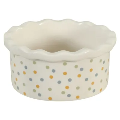 ZOLUX VOERBAK COSY GESTIPT KERAMIEK WIT 10X10X4,5 CM 150 ML ZOLUX VOERBAK COSY GESTIPT KERAMIEK WIT 10X10X4,5 CM 150 ML