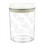TRIXIE VOORRAADPOT KUNSTSTOF TRANSPARANT / WIT 1,5 LTR 17,5 CM TRIXIE VOORRAADPOT KUNSTSTOF TRANSPARANT / WIT 1,5 LTR 17,5 CM