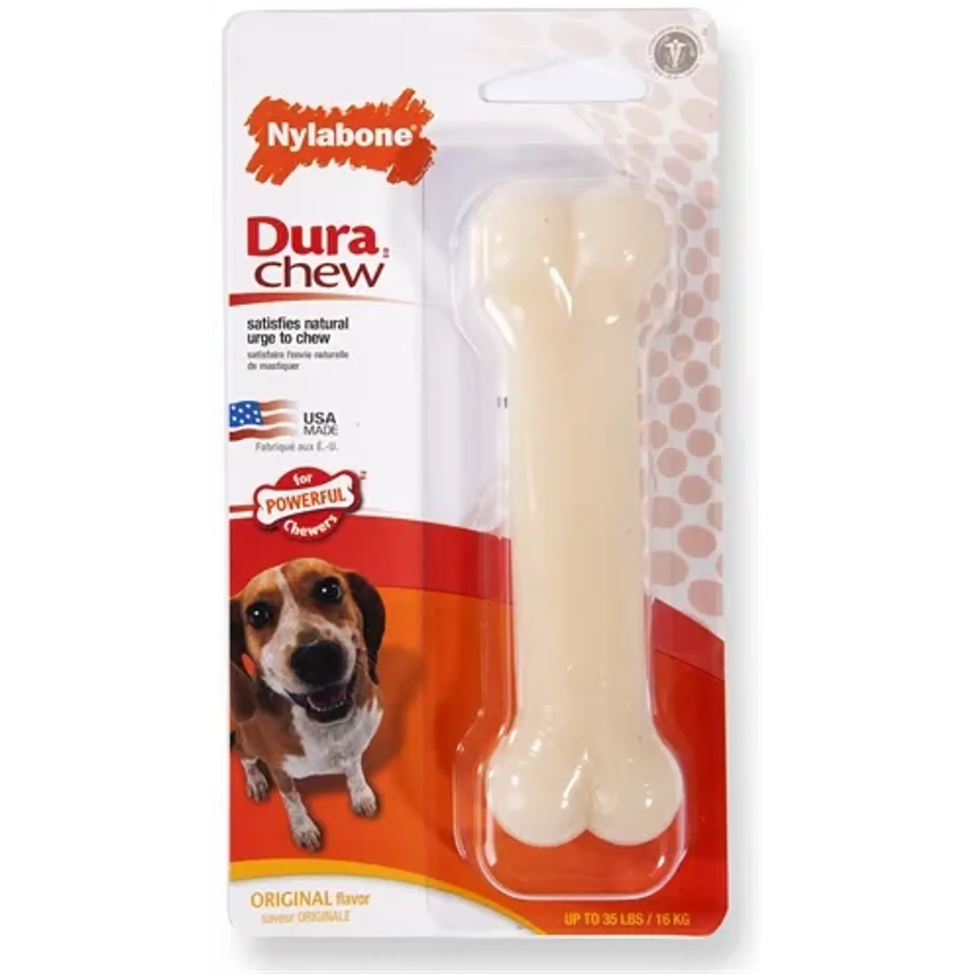 NYLABONE DURA CHEW ORIGINAL VOOR HARDE BIJTERS TOT 16 KG