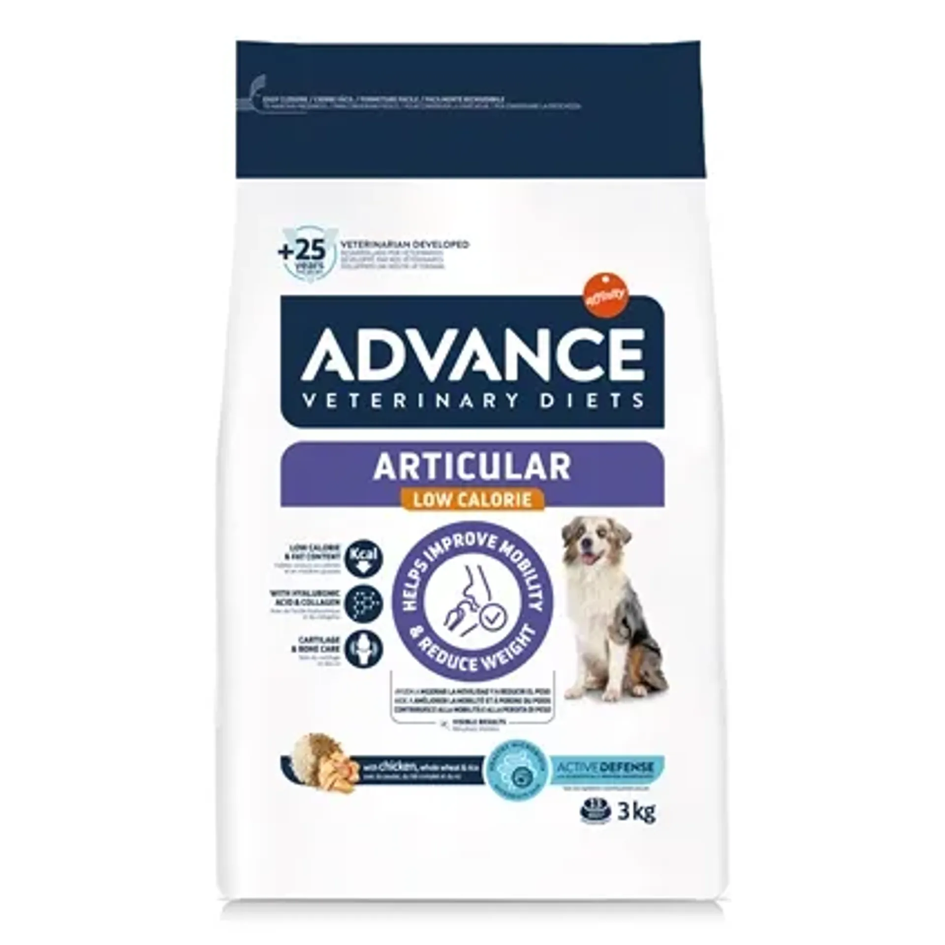 ADVANCE VETERINARY DIET DOG ARTICULAR GEWRICHTEN MINDER CALORIEËN 3 KG