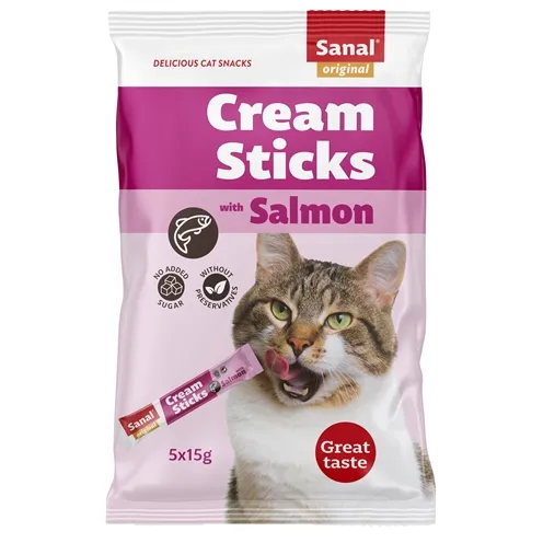 SANAL CREAM STICKS KAT ZALM 5X15 GR SANAL CREAM STICKS KAT ZALM 5X15 GR