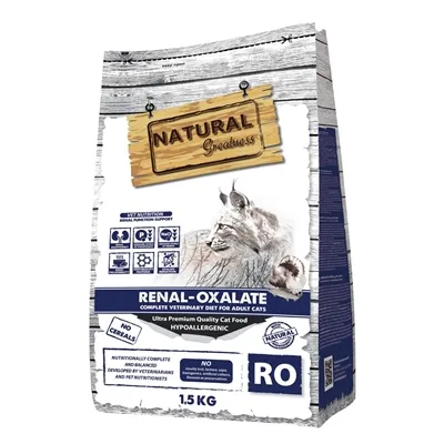 NATURAL GREATNESS VETERINARY DIET CAT RENAL OXALATE COMPLETE 1,5 KG NATURAL GREATNESS VETERINARY DIET CAT RENAL OXALATE COMPLETE 1,5 KG