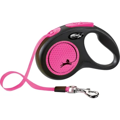 FLEXI ROLLIJN NEW CLASSIC NEON TAPE ZWART / ROZE S 5 MTR TOT 15 KG FLEXI ROLLIJN NEW CLASSIC NEON TAPE ZWART / ROZE S 5 MTR TOT 15 KG