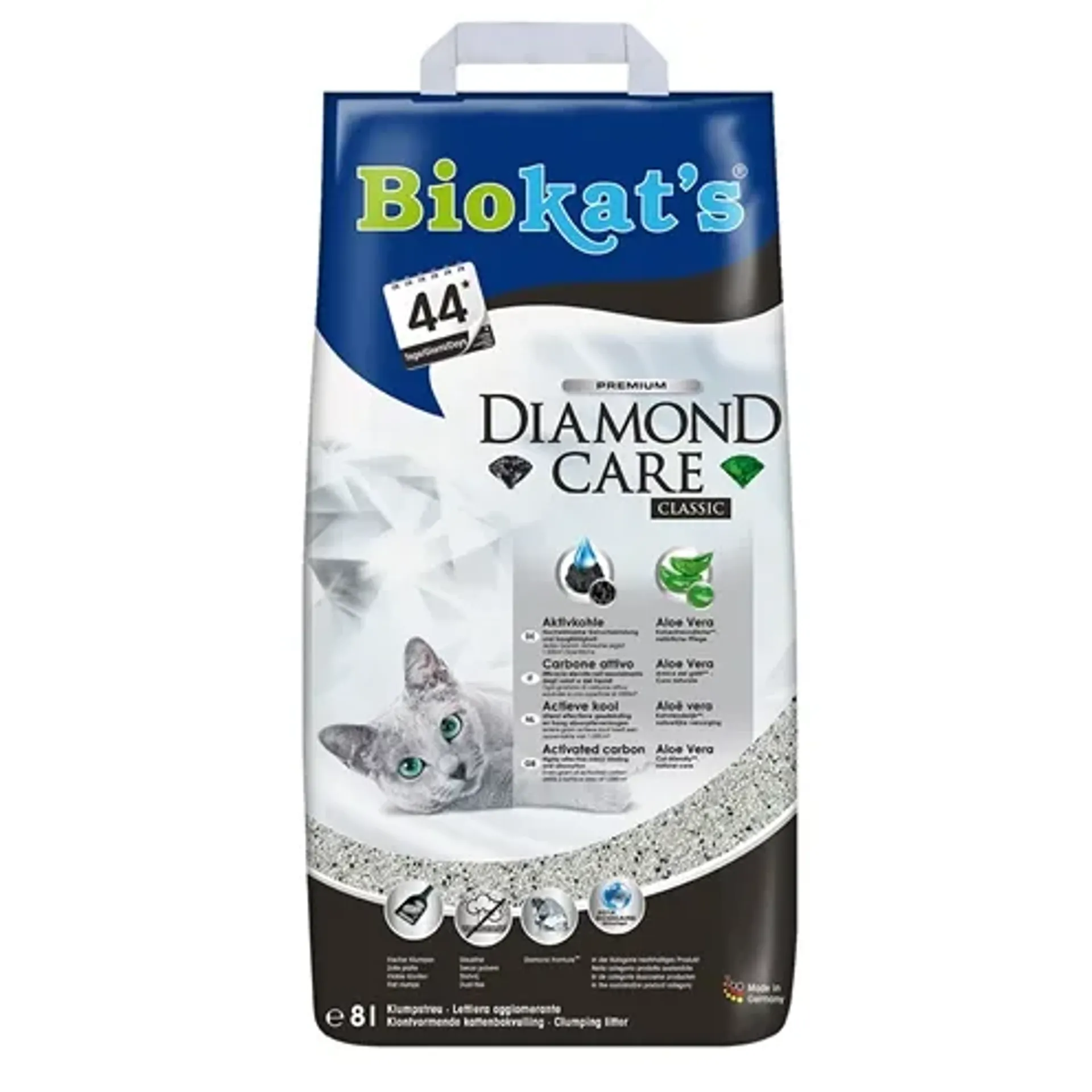 BIOKAT’S KATTENBAKVULLING DIAMOND CARE CLASSIC 8 LTR