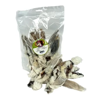 PETSNACK KONIJNENOREN MET VACHT 200 GR PETSNACK KONIJNENOREN MET VACHT 200 GR