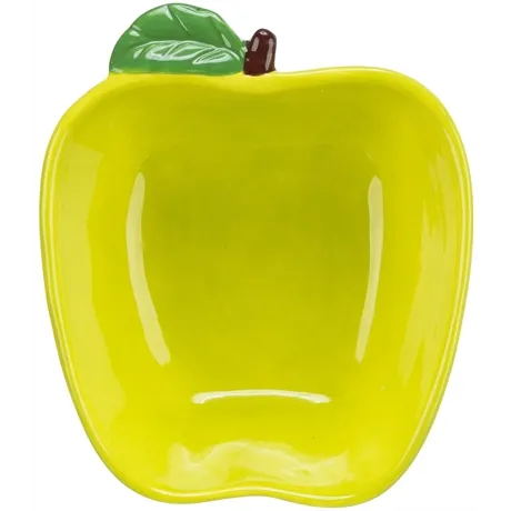 TRIXIE VOERBAK WATERBAK APPEL KERAMIEK 12X11 CM 180 ML TRIXIE VOERBAK WATERBAK APPEL KERAMIEK 12X11 CM 180 ML