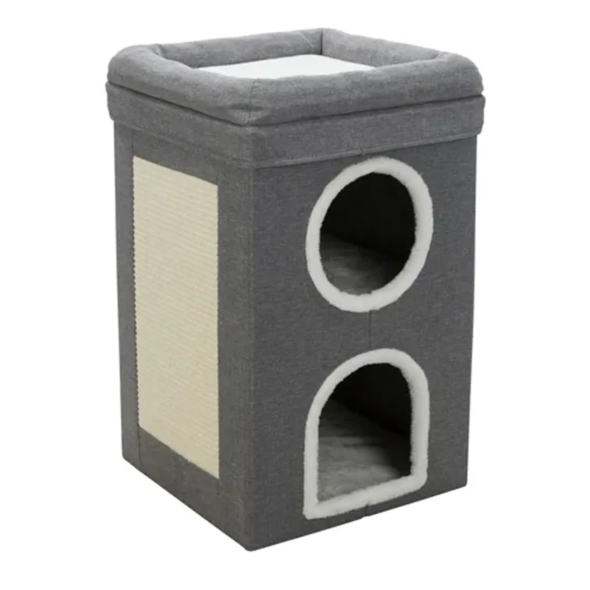 TRIXIE KRABPAAL CAT TOWER SAUL GRIJS 39X39X64 CM
