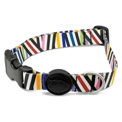 MORSO HALSBAND HOND GERECYCLED SPAGHETTI INCIDENT 43-70X2,5 CM MORSO HALSBAND HOND GERECYCLED SPAGHETTI INCIDENT 43-70X2,5 CM