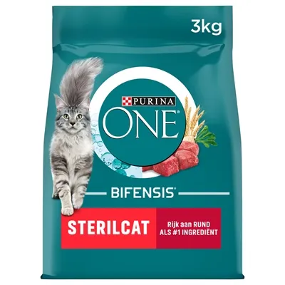 PURINA ONE STERILCAT RUND / TARWE 3 KG PURINA ONE STERILCAT RUND / TARWE 3 KG