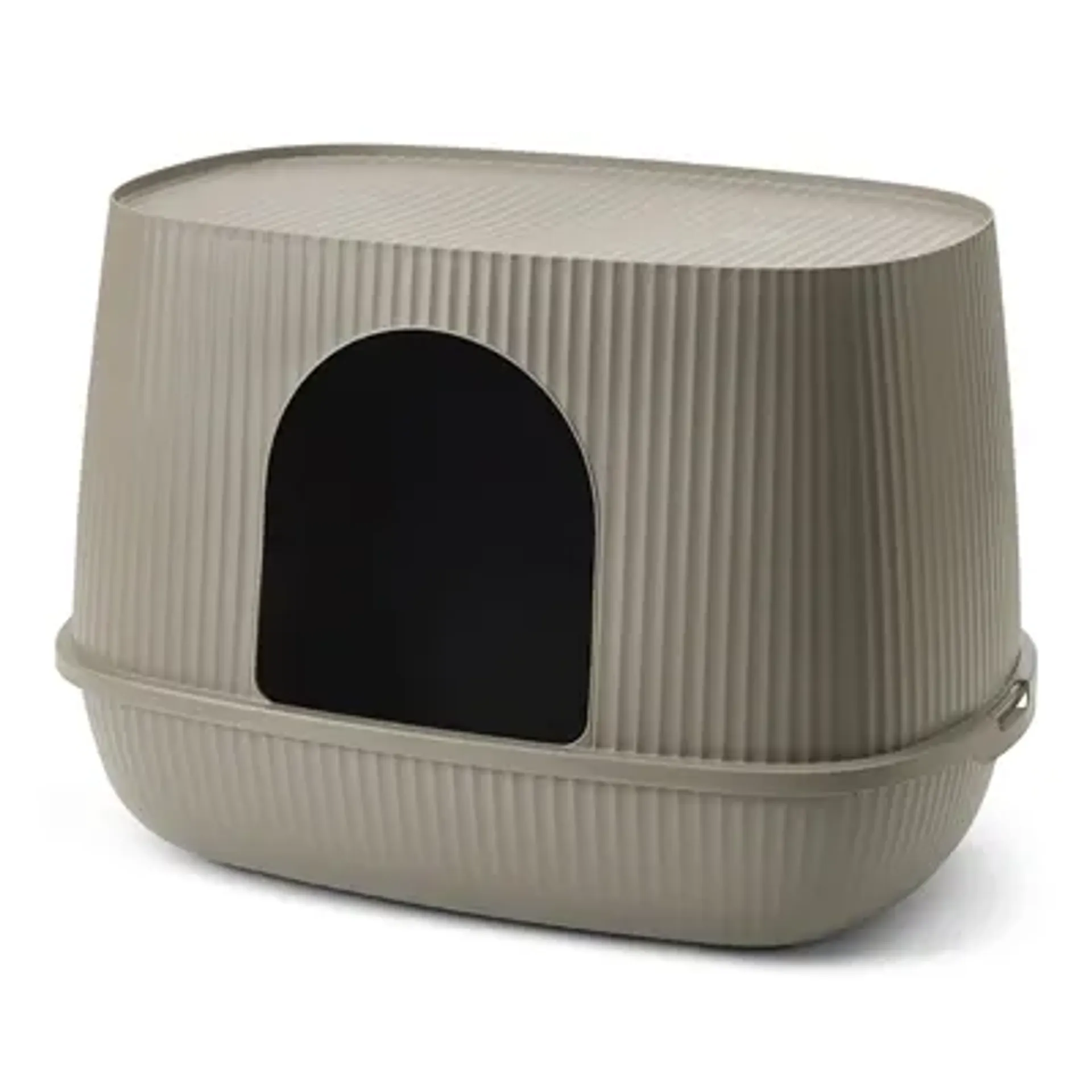 SAVIC KATTENBAK MOONA WARM GRIJS 57X39X39 CM