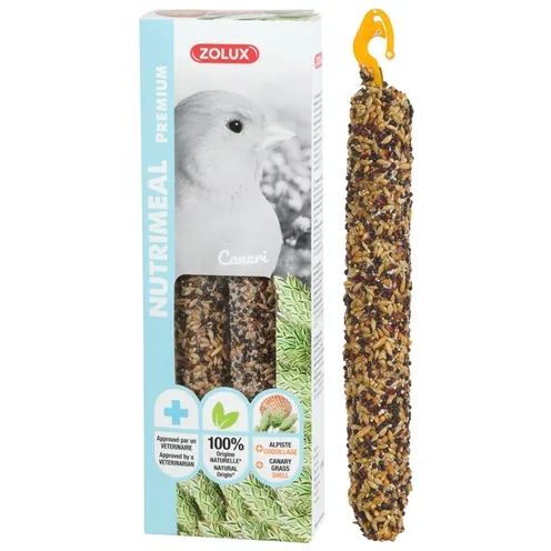 ZOLUX NUTRIMEAL STICK KANARIE KANARIEZAAD 110 GR 2 ST ZOLUX NUTRIMEAL STICK KANARIE KANARIEZAAD 110 GR 2 ST