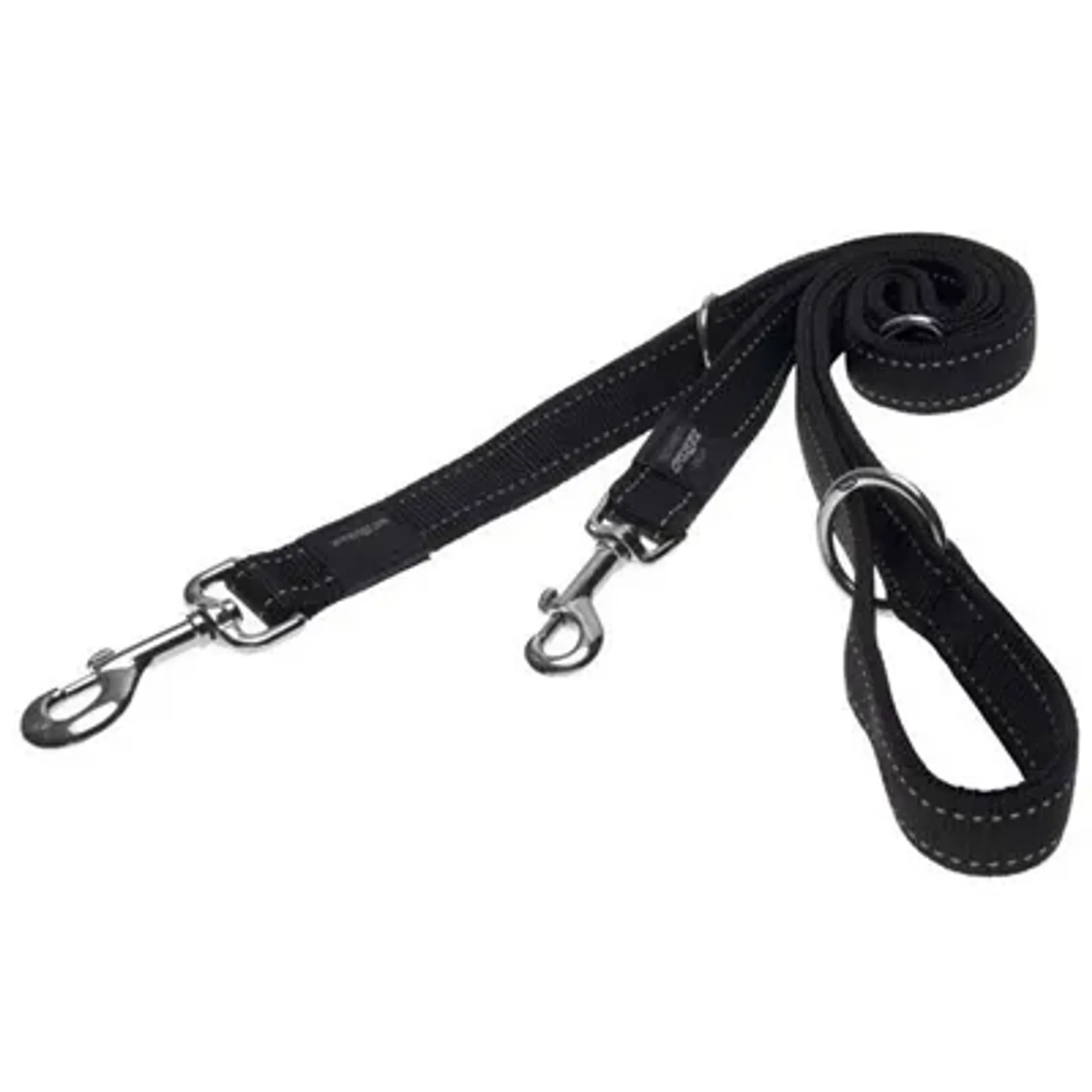 ROGZ FOR DOGS LUMBERJACK MULTIPURPOSE LIJN ZWART 25 MMX1,6 MTR