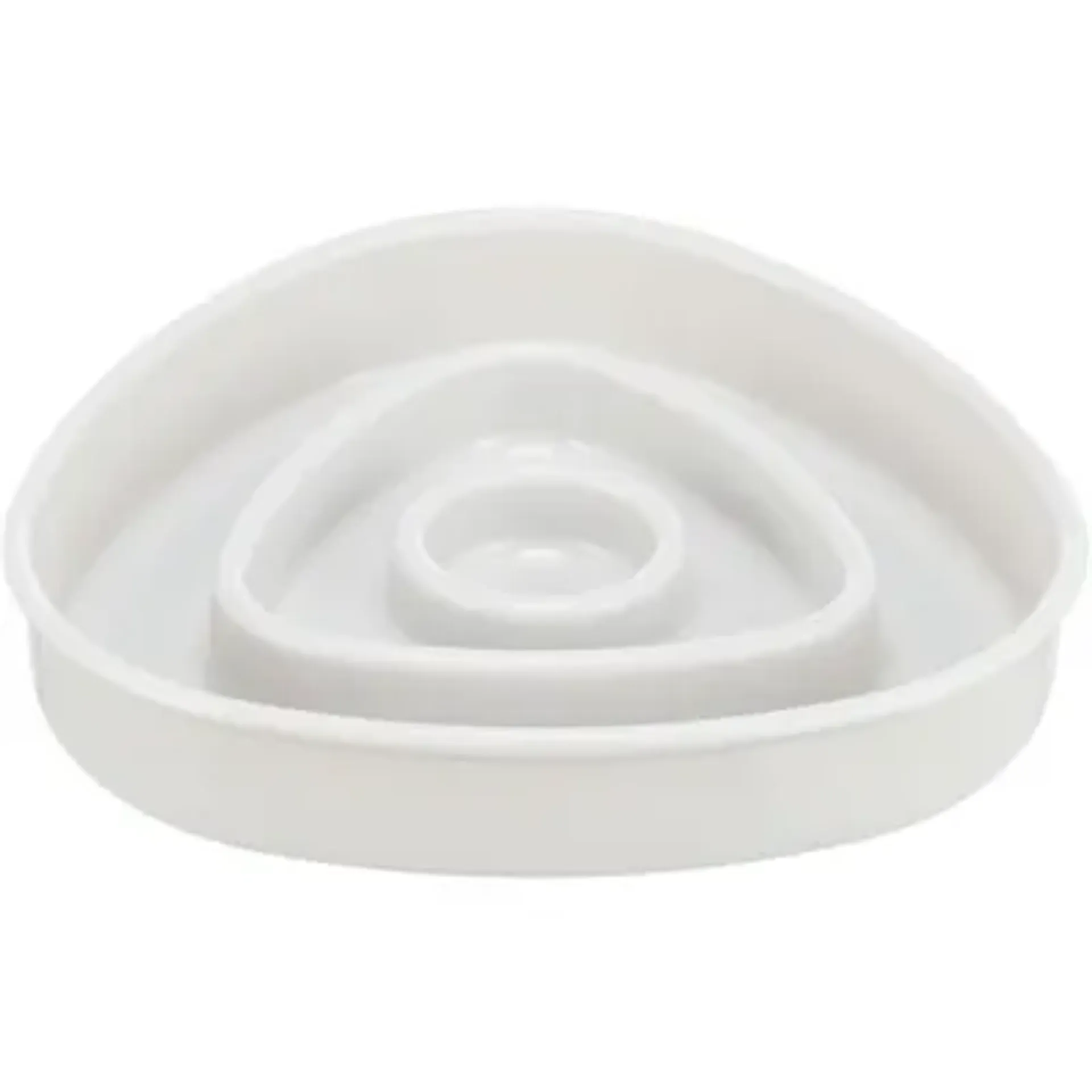 TRIXIE VOERBAK SLOWFEEDING KUNSTSTOF / TPR GRIJS 15X15 CM 350 ML