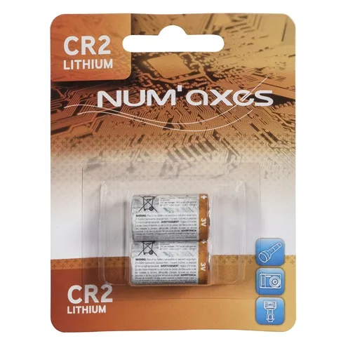 NUMAXES LITHIUM BATTERIJ CR2 3V 2 ST NUMAXES LITHIUM BATTERIJ CR2 3V 2 ST