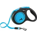 FLEXI ROLLIJN NEW CLASSIC NEON TAPE ZWART / BLAUW M 5 MTR TOT 25 KG FLEXI ROLLIJN NEW CLASSIC NEON TAPE ZWART / BLAUW M 5 MTR TOT 25 KG