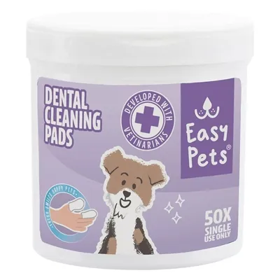 EASYPETS TOOTH CLEANING PADS 50 ST EASYPETS TOOTH CLEANING PADS 50 ST