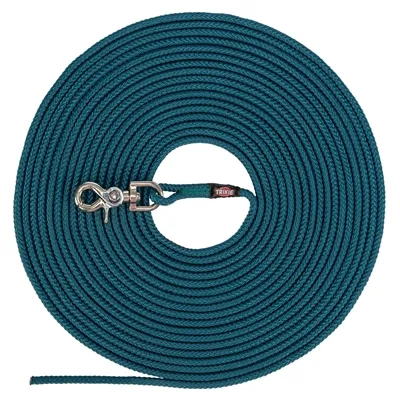 TRIXIE HONDENRIEM SLEEPLIJN ROND ZONDER HANDLUS PETROL BLAUW 15 MTR X 0,6 CM TRIXIE HONDENRIEM SLEEPLIJN ROND ZONDER HANDLUS PETROL BLAUW 15 MTR X 0,6 CM