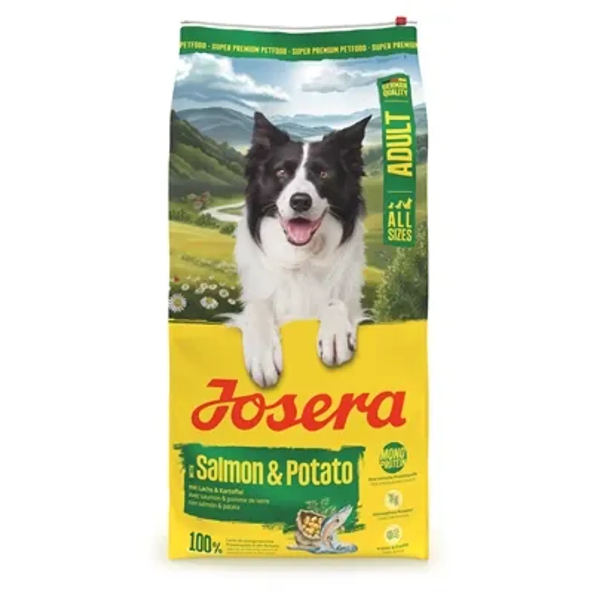 JOSERA ALL SIZES ADULT SALMON / POTATO 12,5 KG