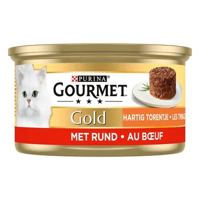 GOURMET GOLD HARTIG TORENTJE RUND 24X85 GR GOURMET GOLD HARTIG TORENTJE RUND 24X85 GR