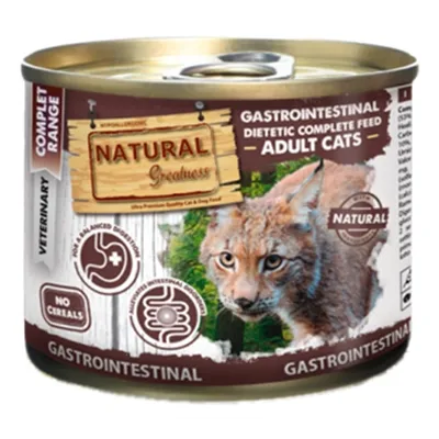 NATURAL GREATNESS CAT GASTROINTESTINAL DIETETIC JUNIOR / ADULT 200 GR NATURAL GREATNESS CAT GASTROINTESTINAL DIETETIC JUNIOR / ADULT 200 GR
