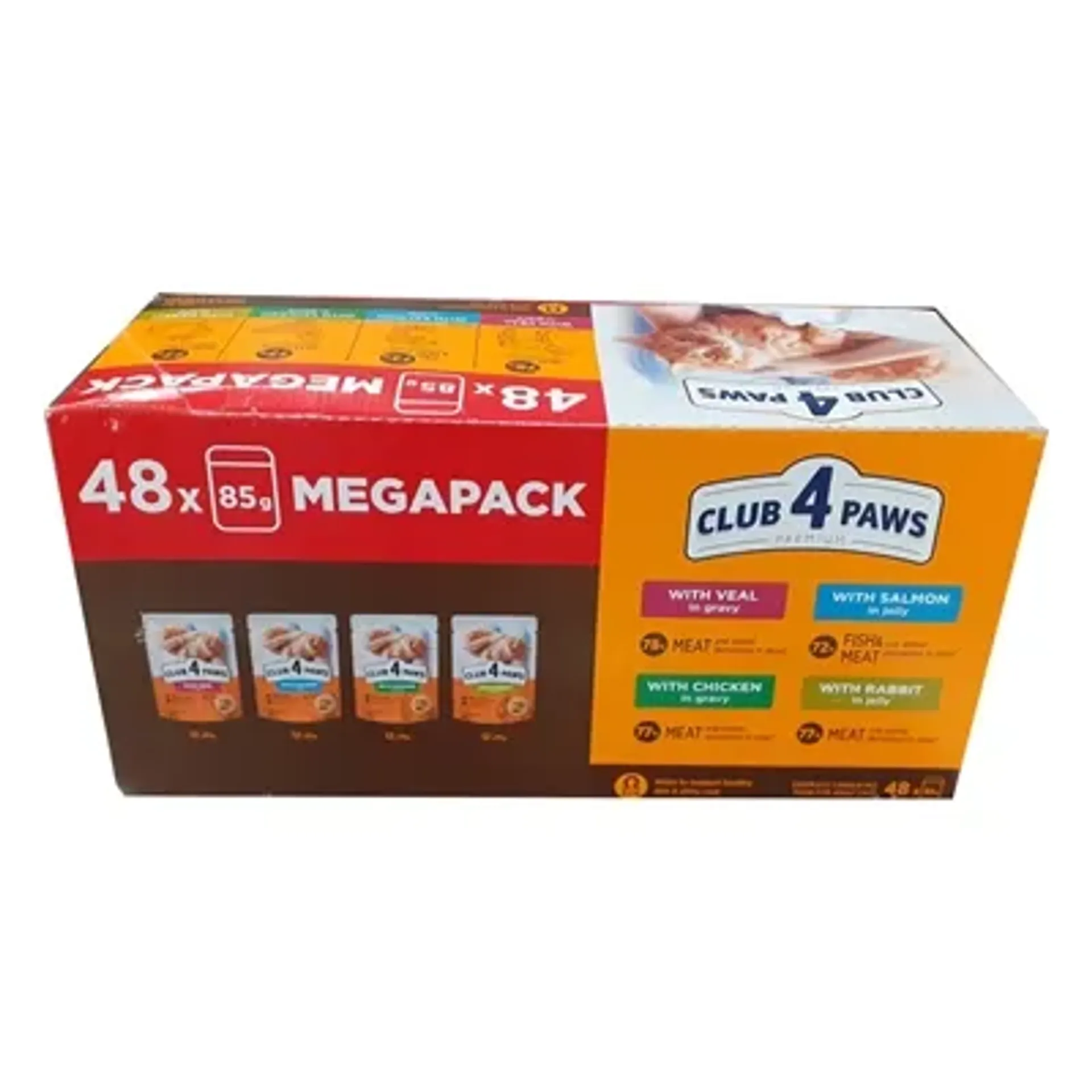 CLUB 4 PAWS MEGAPACK 48X85 GR