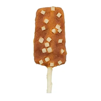 TRIXIE DENTA FUN ICE POP MET KIP / KAAS 12 CM 70X45 GR TRIXIE DENTA FUN ICE POP MET KIP / KAAS 12 CM 70X45 GR