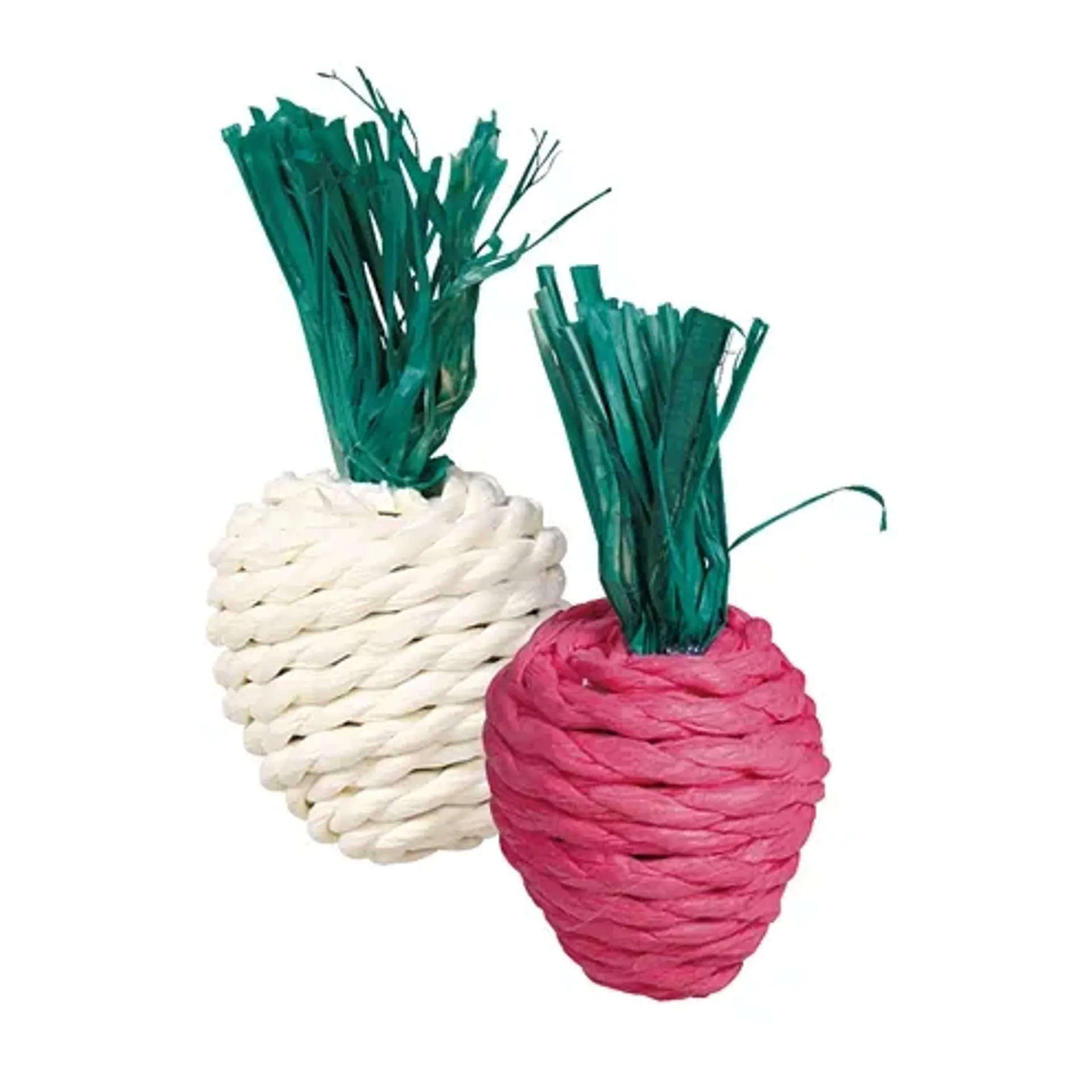 TRIXIE RADIJS EN RETTICH MET STRO 8 CM 2 ST
