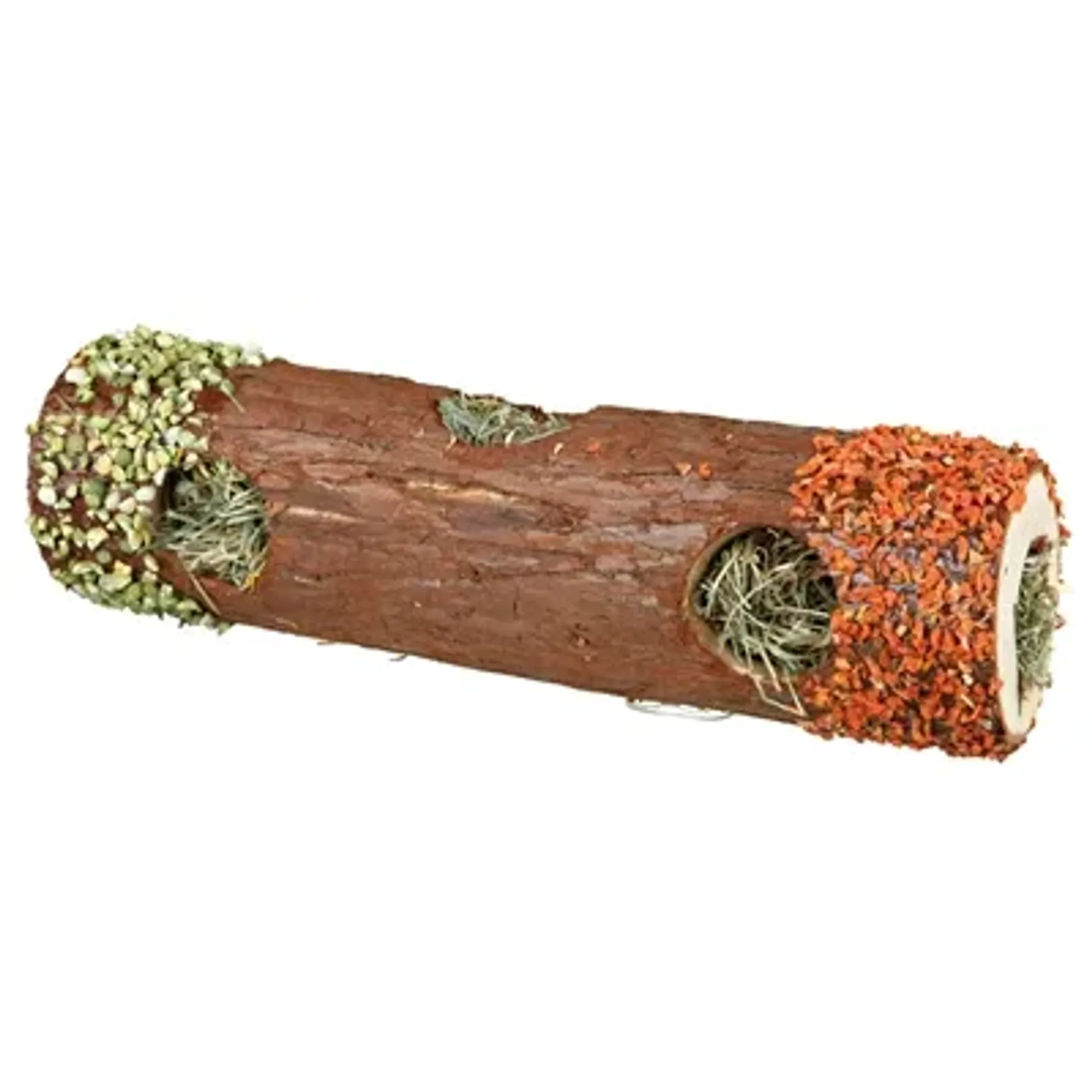 TRIXIE TUNNELBUIS MET HOOI EN HIBISCUSBLOESEM / WORTEL / ERWT 20X6,5X6,5 CM 25 GR