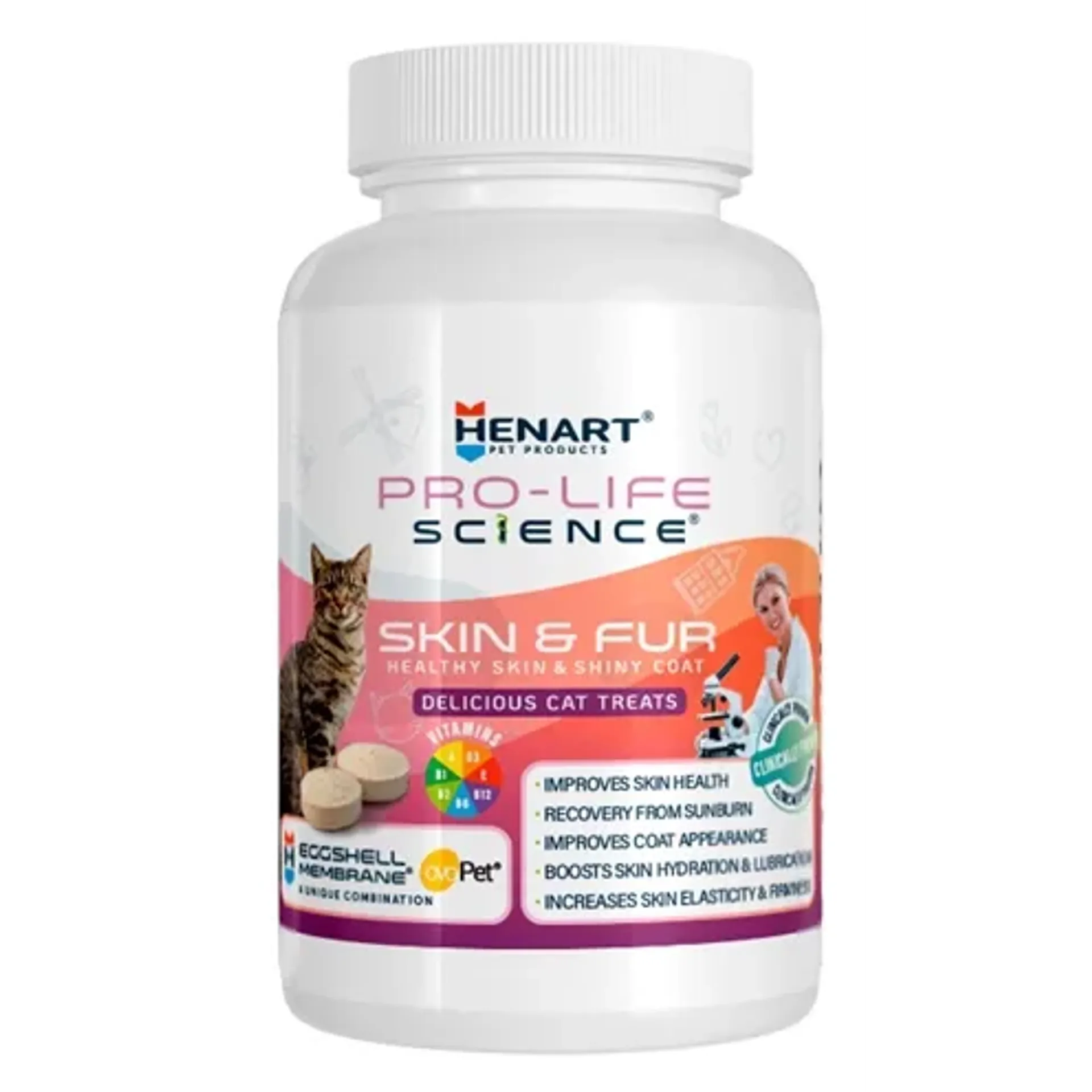HENART PRO LIFE SCIENCE KAT HUID EN VACHT 75 GR 125 TBL