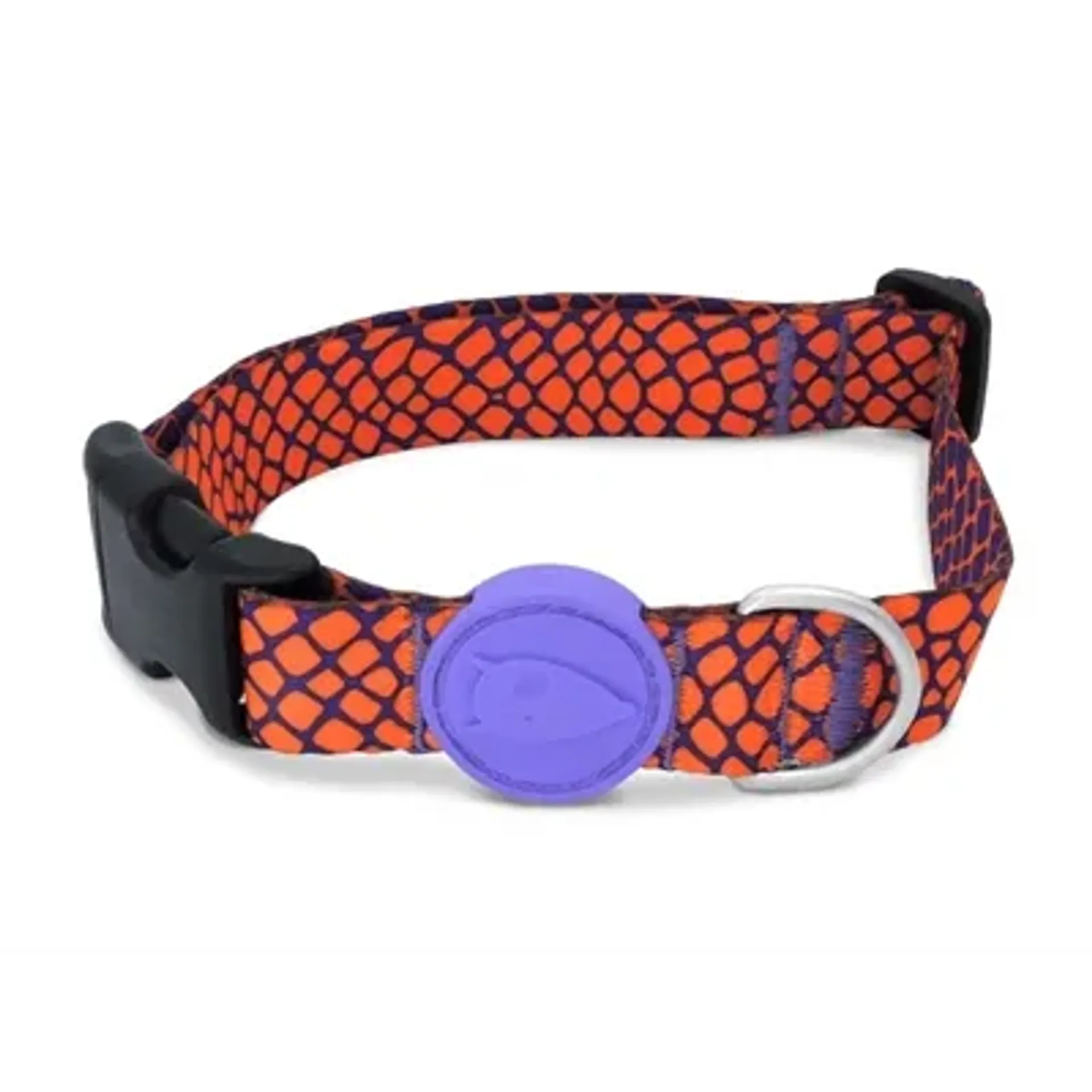 MORSO HALSBAND HOND GERECYCLED URBAN LIZARD ROOD 37-58X2,5 CM