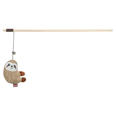 TRIXIE KATTENHENGEL LUIAARD HOUT / PLUCHE MET KATTENKRUID / CATNIP 38 CM TRIXIE KATTENHENGEL LUIAARD HOUT / PLUCHE MET KATTENKRUID / CATNIP 38 CM