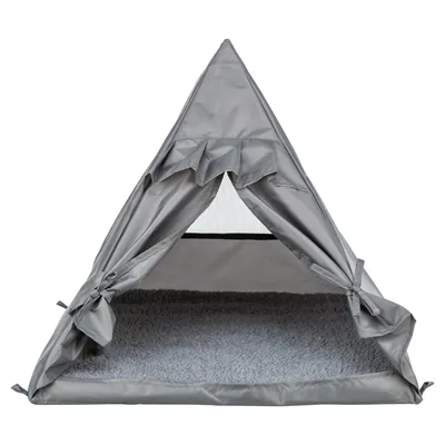 TRIXIE KATTENMAND TIPI SAMOA GRIJS 55X55X50 CM TRIXIE KATTENMAND TIPI SAMOA GRIJS 55X55X50 CM