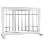 TRIXIE HONDENHEK AFSLUITHEK UITSCHUIFBAAR WIT 65-108X61 CM TRIXIE HONDENHEK AFSLUITHEK UITSCHUIFBAAR WIT 65-108X61 CM
