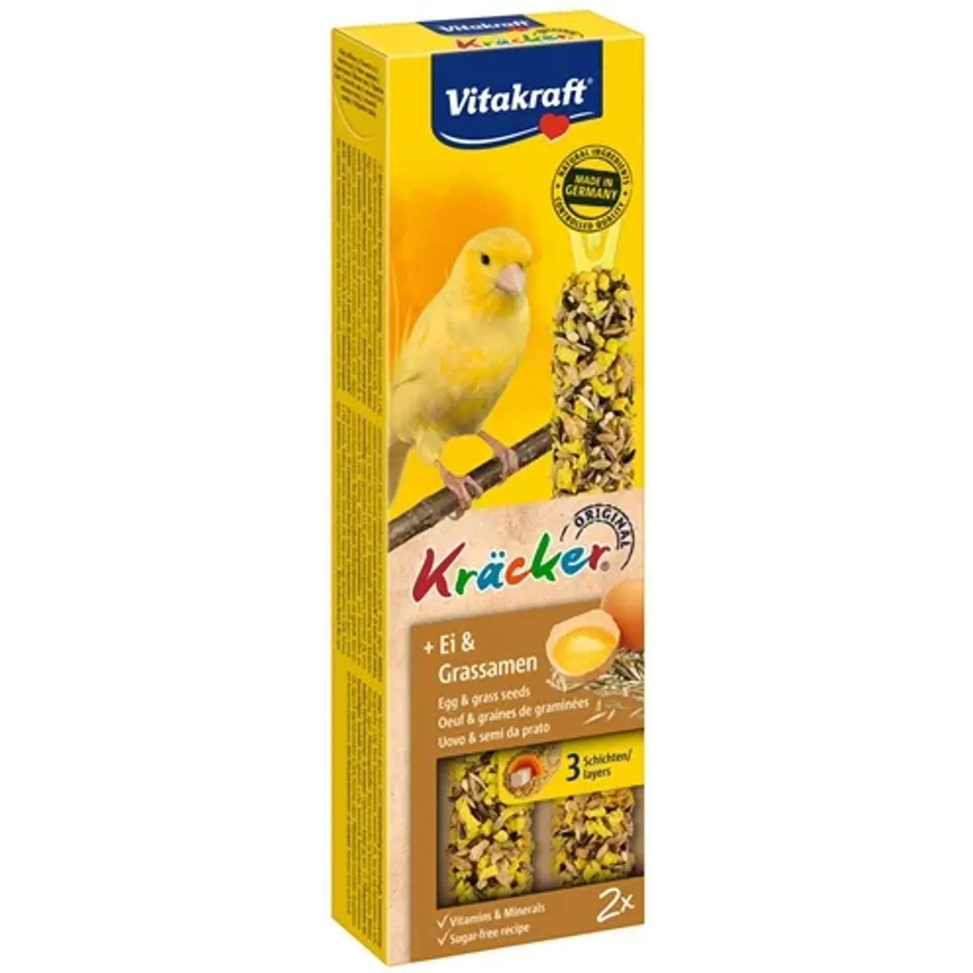 VITAKRAFT KANARIE KRACKER EI 2 IN 1
