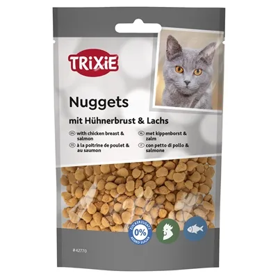 TRIXIE NUGGETS MET KIPPENBORST EN ZALM 50 GR TRIXIE NUGGETS MET KIPPENBORST EN ZALM 50 GR