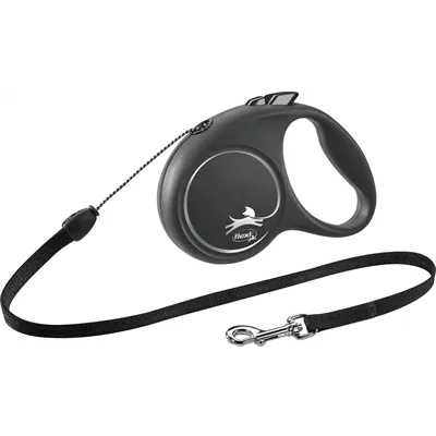 FLEXI ROLLIJN BLACK DESIGN CORD ZWART S 5 MTR TOT 12 KG FLEXI ROLLIJN BLACK DESIGN CORD ZWART S 5 MTR TOT 12 KG