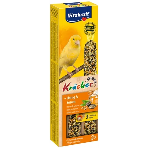 VITAKRAFT KANARIE KRACKER HONING 2 IN 1 VITAKRAFT KANARIE KRACKER HONING 2 IN 1