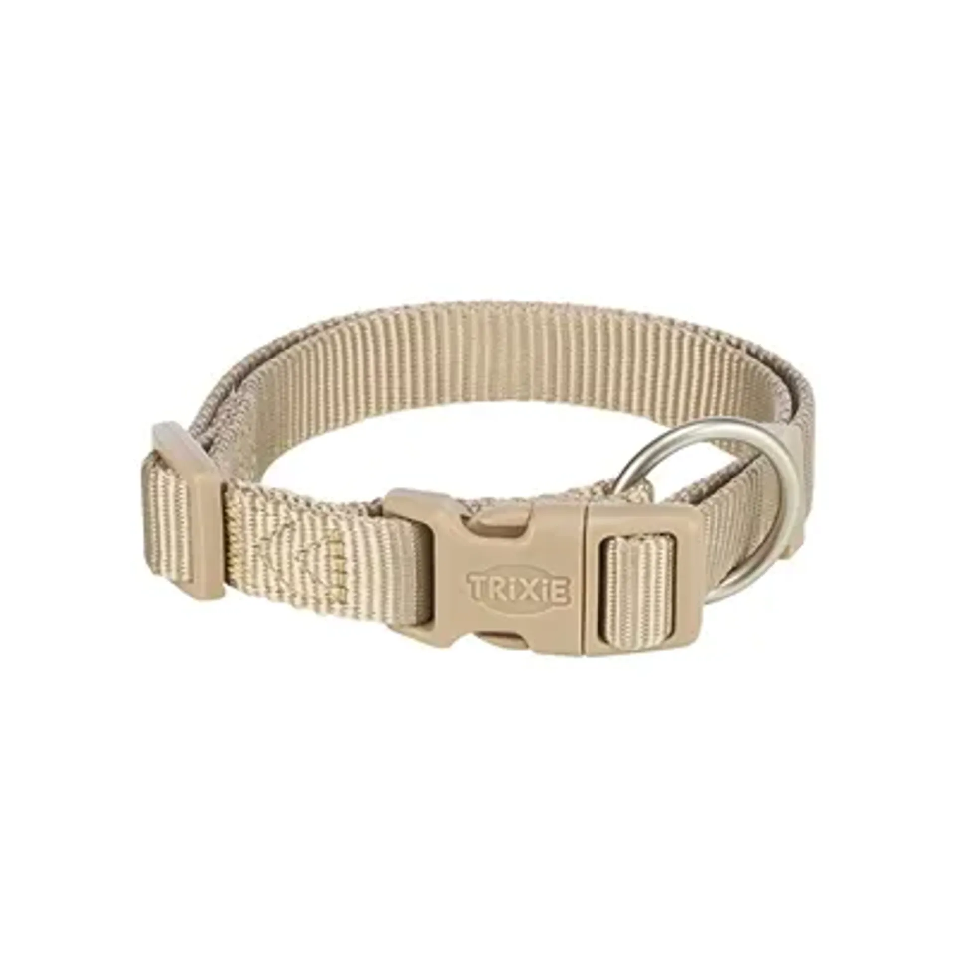 TRIXIE HALSBAND HOND PREMIUM ZAND TAUPE 22-35X1 CM