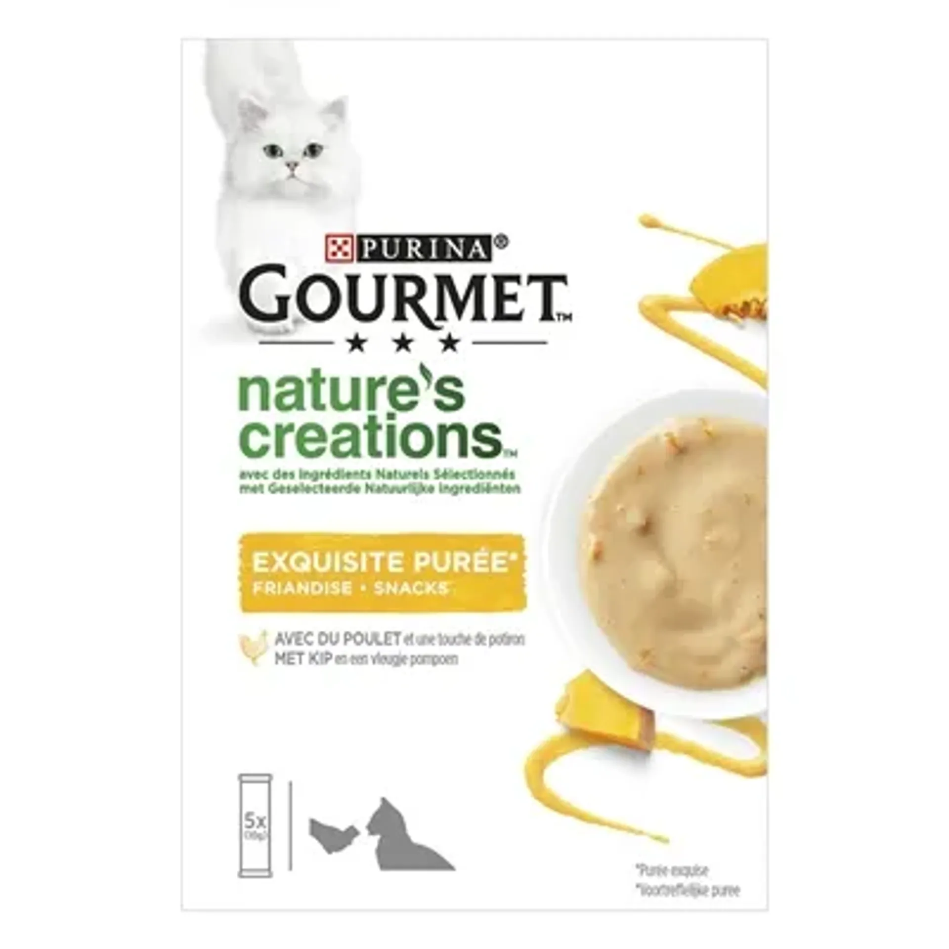 GOURMET NATURES CREATIONS PUREE KIP 11X5X10 GR