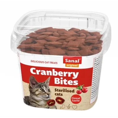 SANAL CAT CRANBERRY & CHICKENBITES CUP 75 GR SANAL CAT CRANBERRY & CHICKENBITES CUP 75 GR