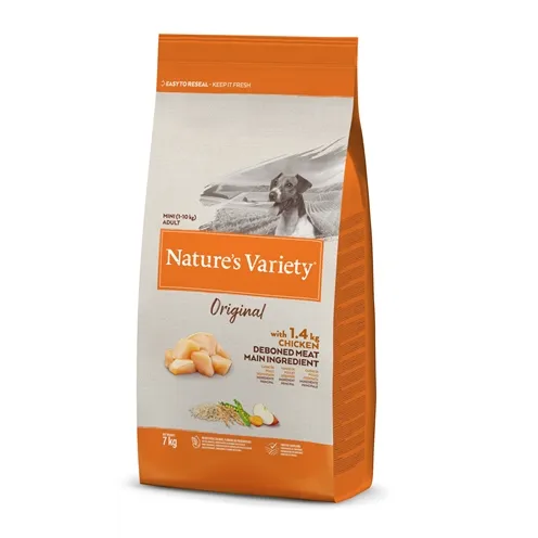 NATURES VARIETY ORIGINAL ADULT MINI CHICKEN 7 KG NATURES VARIETY ORIGINAL ADULT MINI CHICKEN 7 KG