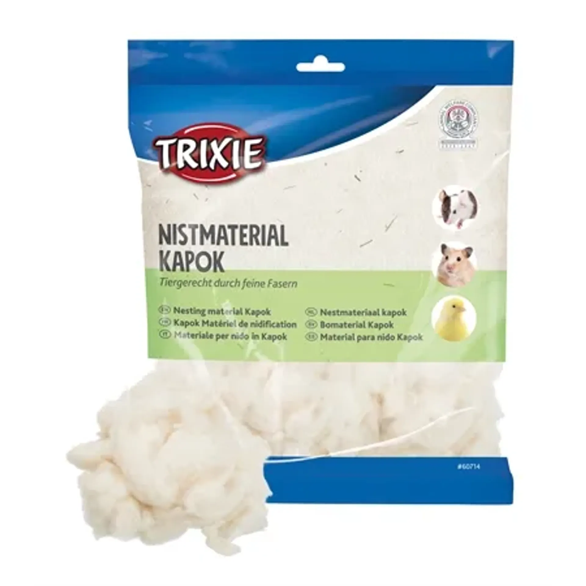 TRIXIE NESTMATERIAAL KAPOK CREME 100 GR