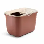 SAVIC KATTENBAK HOP IN CHAMPAGNE ROZE / TERRACOTTA 58,5X39X39,5 CM SAVIC KATTENBAK HOP IN CHAMPAGNE ROZE / TERRACOTTA 58,5X39X39,5 CM