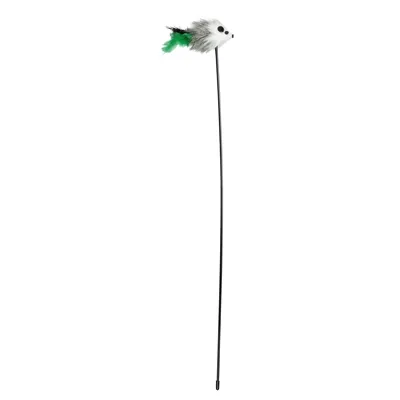 TRIXIE SPEELSTAF MUIS KUNSTSTOF / PLUCHE MET CATNIP 50 CM TRIXIE SPEELSTAF MUIS KUNSTSTOF / PLUCHE MET CATNIP 50 CM