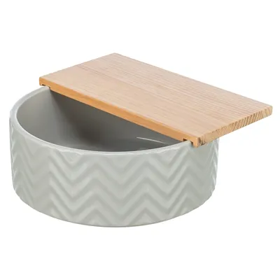 TRIXIE ZANDBAD MET PLATFORM DEGOES / HAMSTERS KERAMIEK / HOUT 24X24 CM 25X9 CM TRIXIE ZANDBAD MET PLATFORM DEGOES / HAMSTERS KERAMIEK / HOUT 24X24 CM 25X9 CM