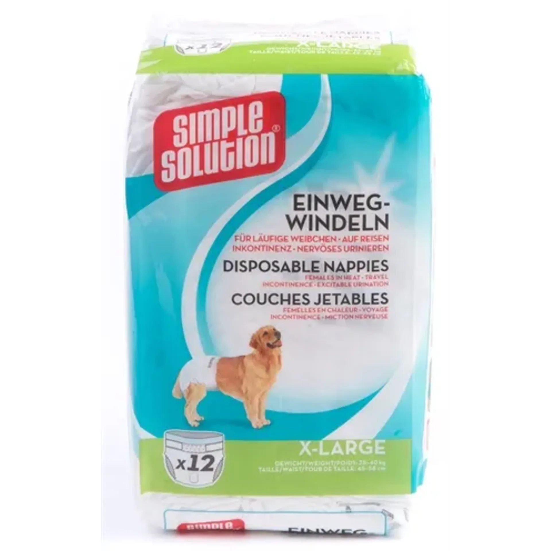 SIMPLE SOLUTION WEGWERP HONDEN LUIER XL 12ST 45-58 CM