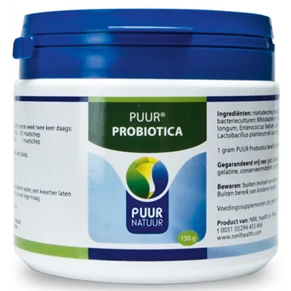 PUUR NATUUR PROBIOTICA 150 GR PUUR NATUUR PROBIOTICA 150 GR