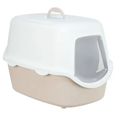 TRIXIE KATTENBAK VICO BLUSH / WIT 56X40X40 CM TRIXIE KATTENBAK VICO BLUSH / WIT 56X40X40 CM