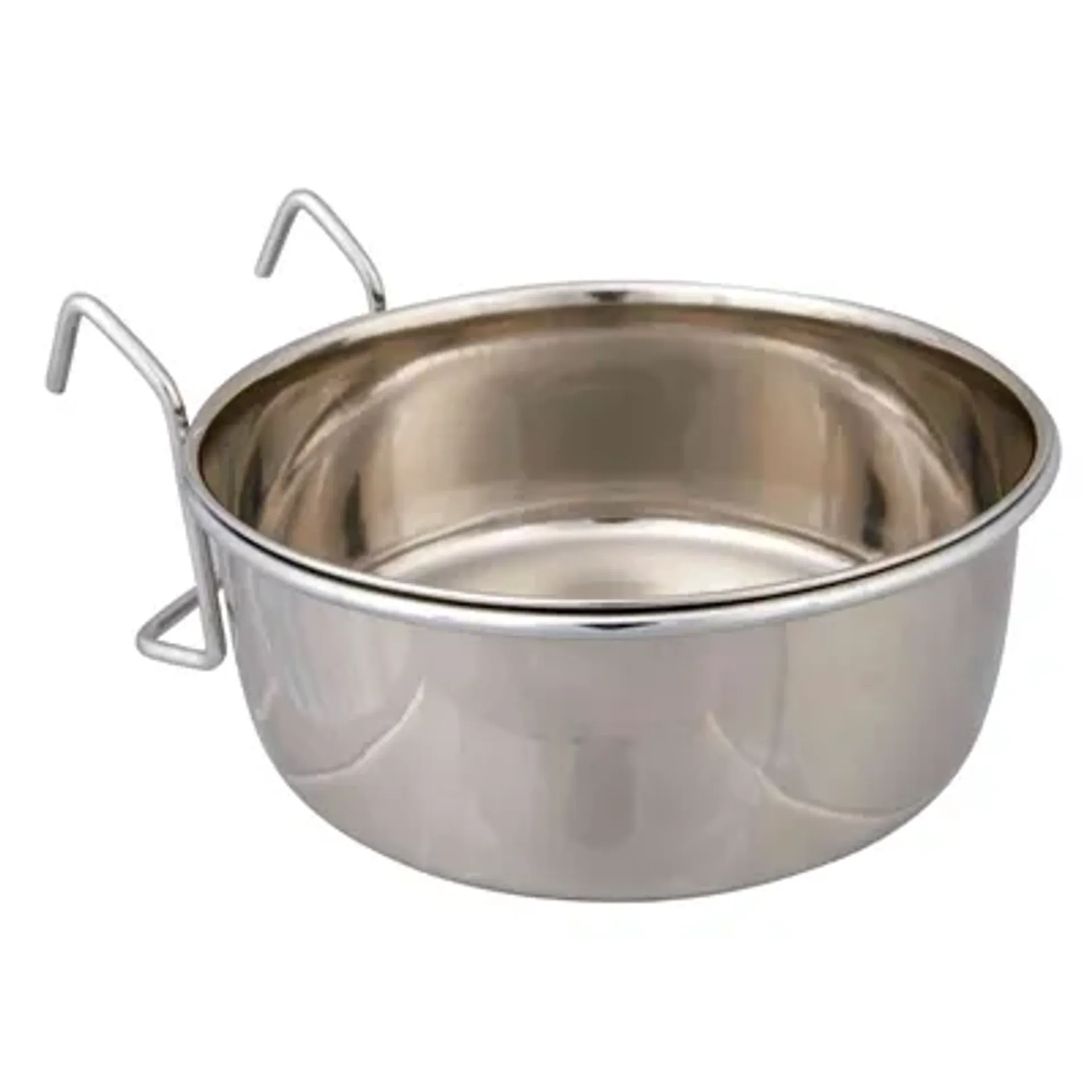 TRIXIE VOERBAK MET HOUDER OM OP TE HANGEN RVS 900 ML 14 CM